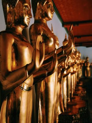 Golden statues - Bangkok