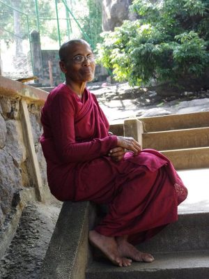 Woman monk - Sri Lanka