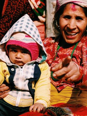 Kid & grandmother - Nepal