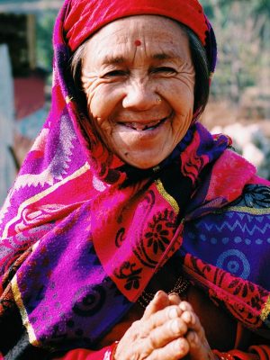 Old woman - Nepal