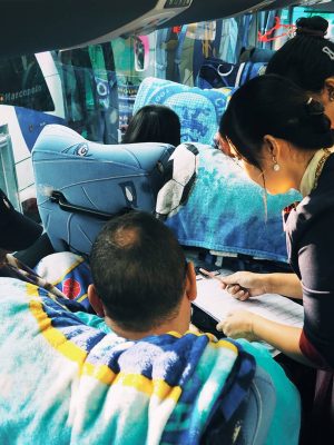 In the bus - Myanmar