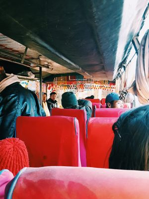 In the bus - Nepal