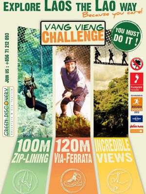 Poster Vang Vieng Challenge - Green Discovery